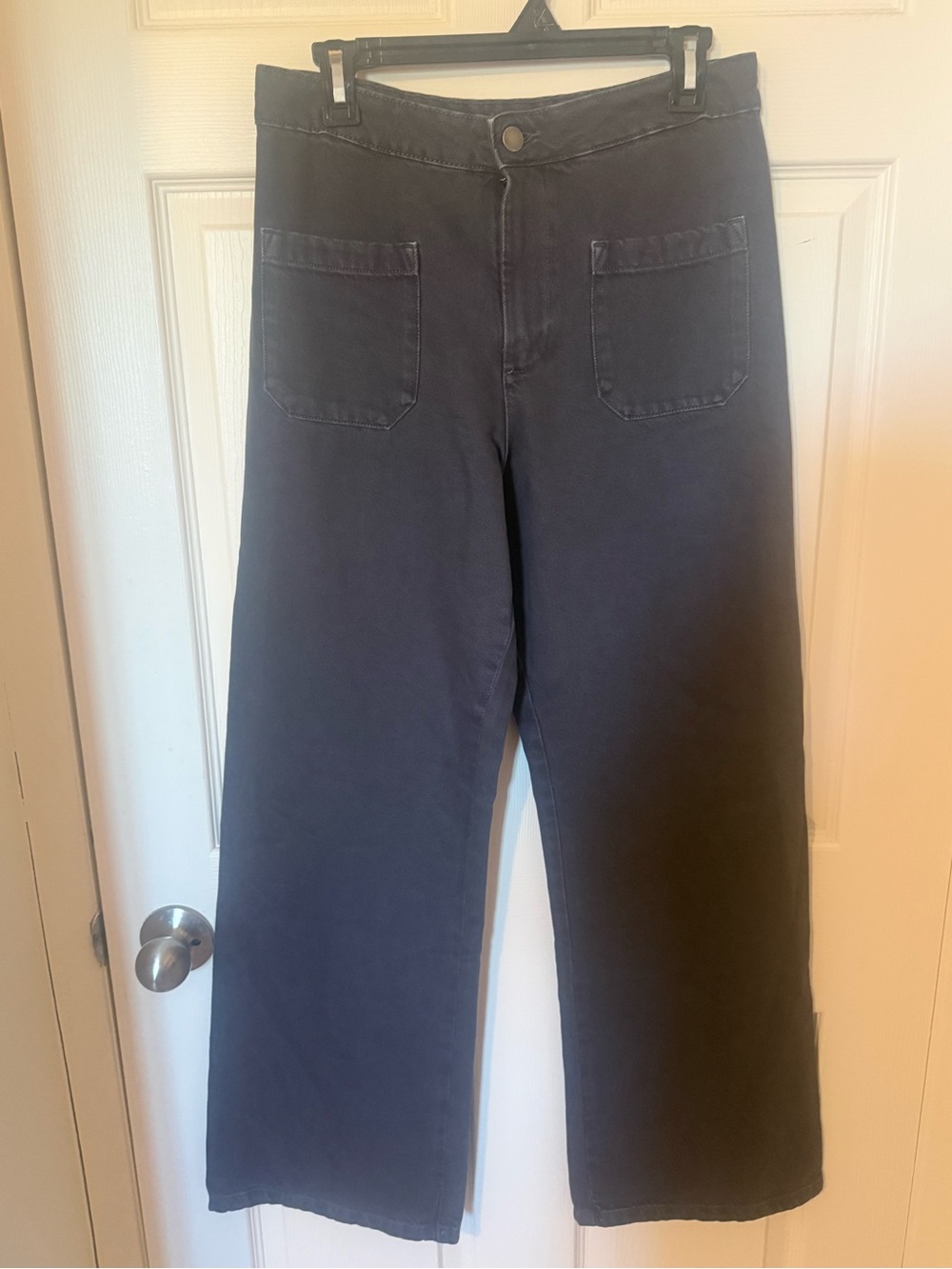 Zara Woman’s Wide Leg Jeans in Black